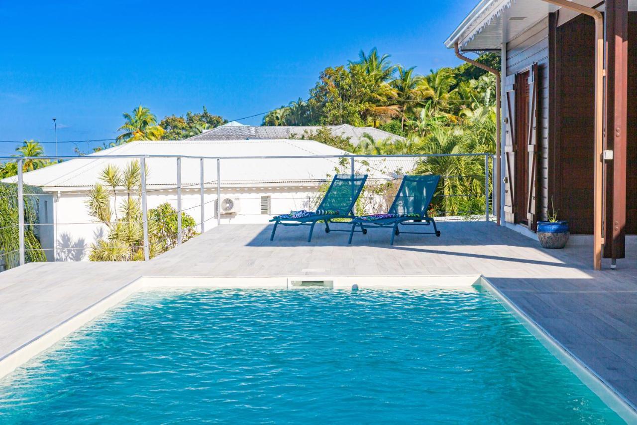 Lala Mangue-4Chambres-8Pers-Piscine Privee-Vue Mer 세인트 로즈 외부 사진